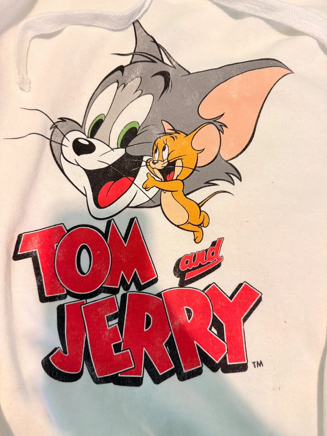 Tom and Jerry Graphic Hoodie - White - Size 2XL - photo 3