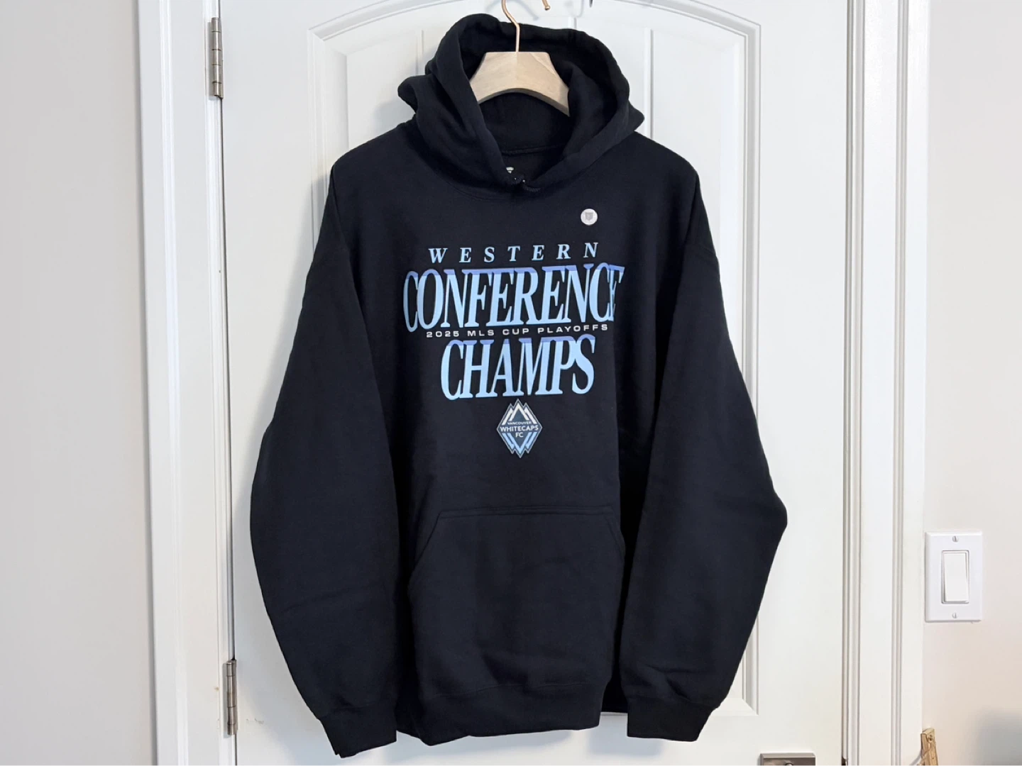 New Authentic Whitecaps Fanatics MLS Western Champions Hoodie