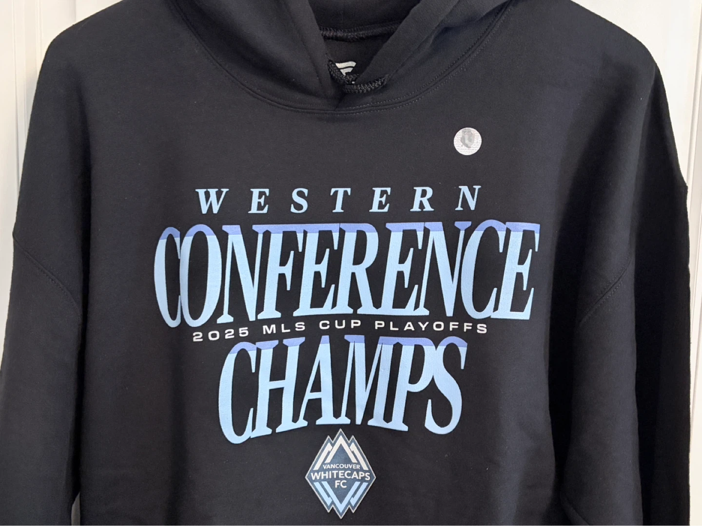 New Authentic Whitecaps Fanatics MLS Western Champions Hoodie - photo 2