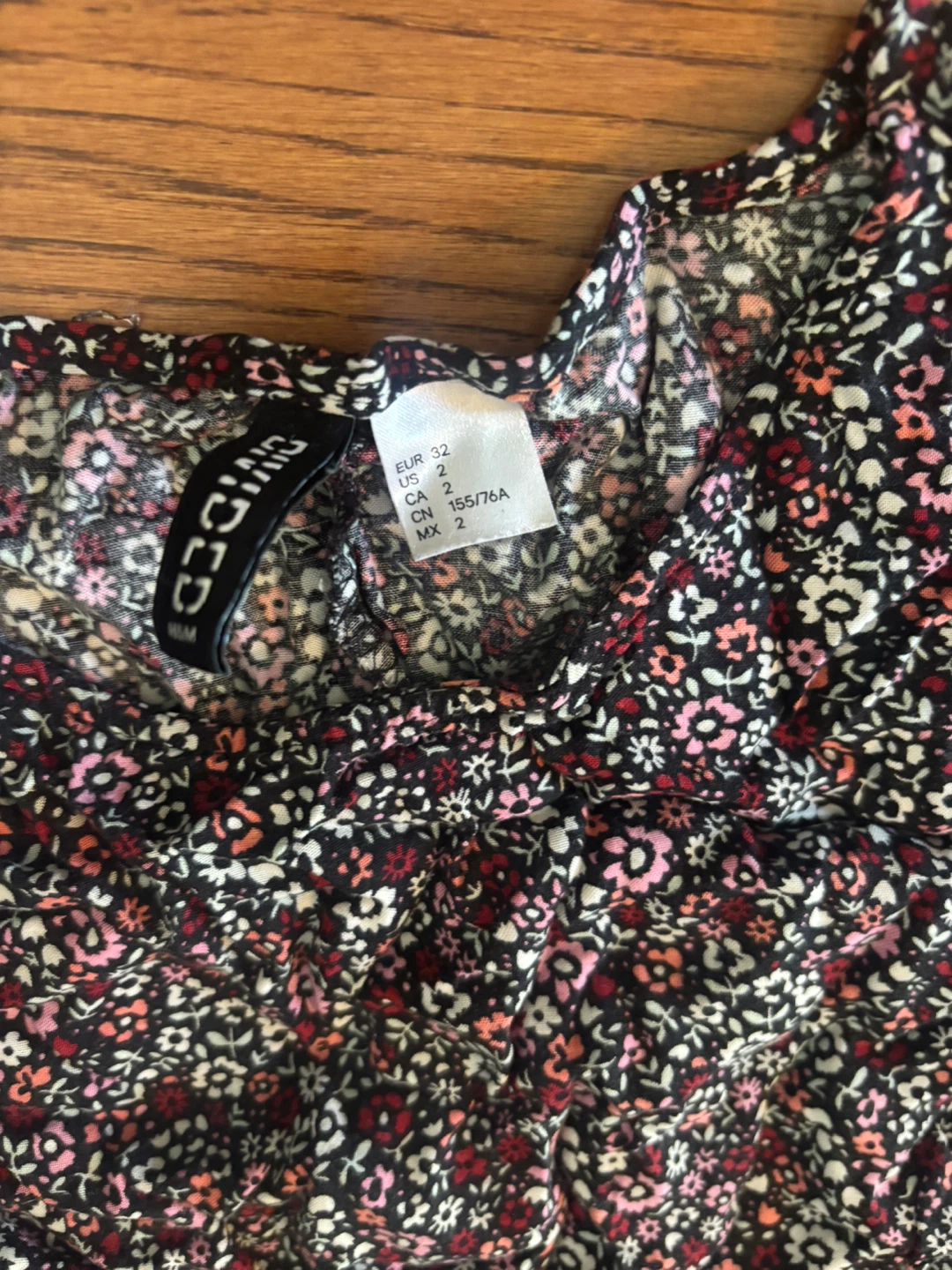 H&M Floral Mini Dress - Size 2 - photo 2