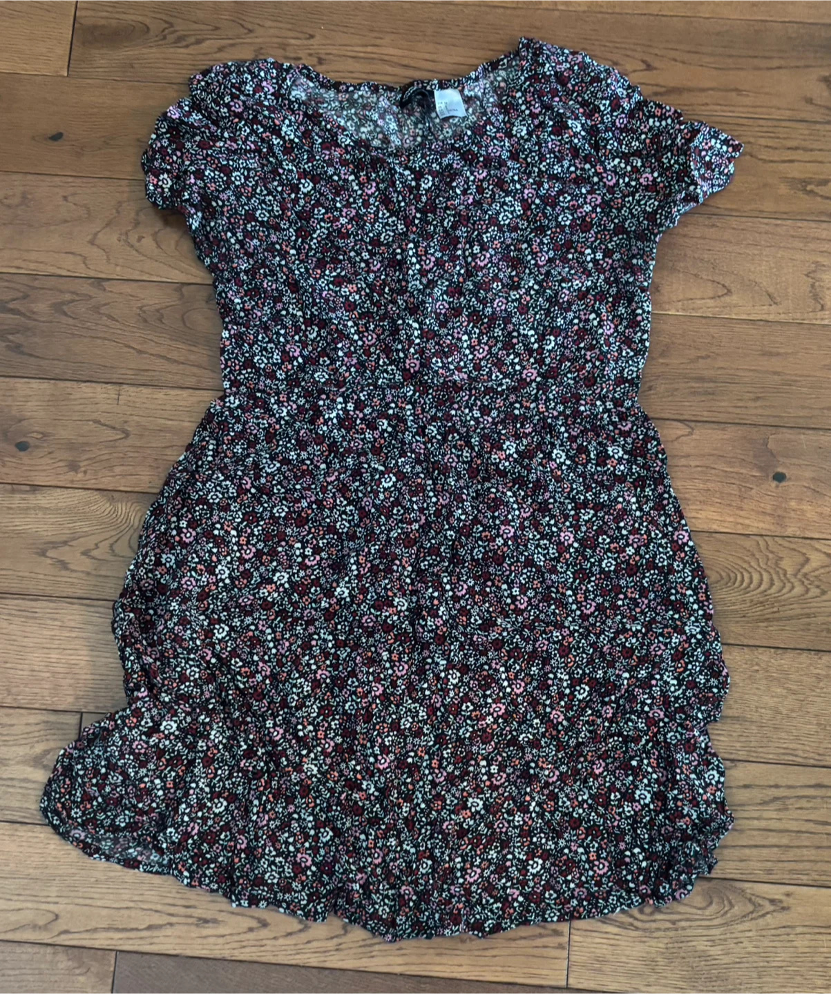 H&M Floral Mini Dress - Size 2