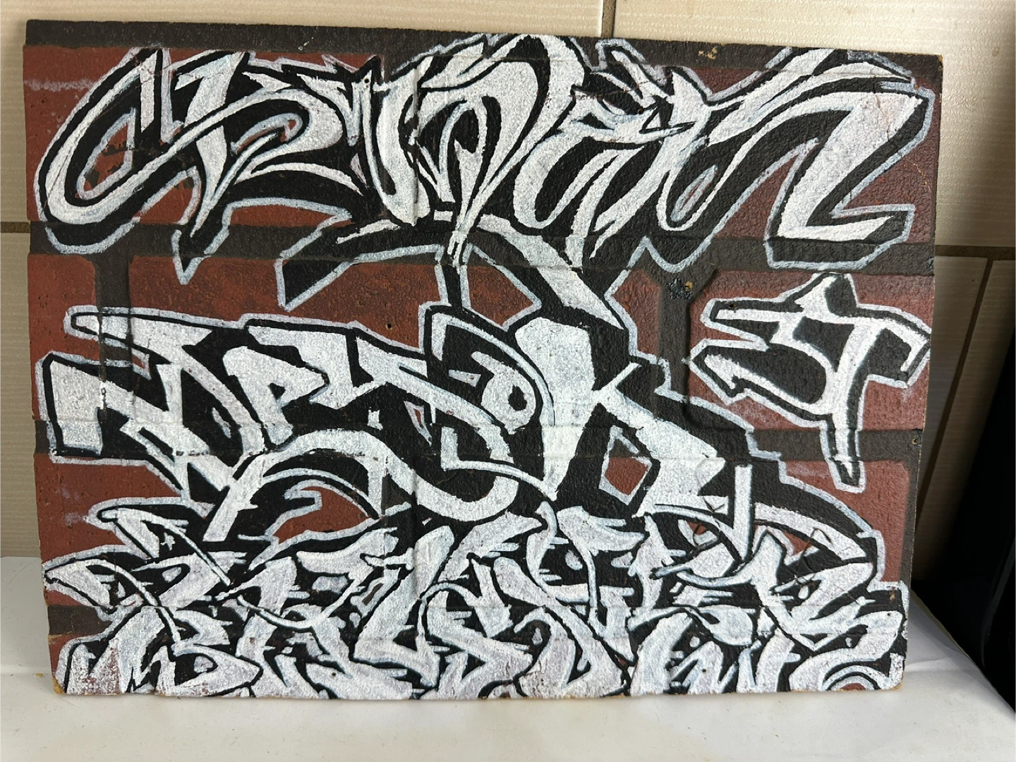 Graffiti Art Brick Painting Calgary Artists