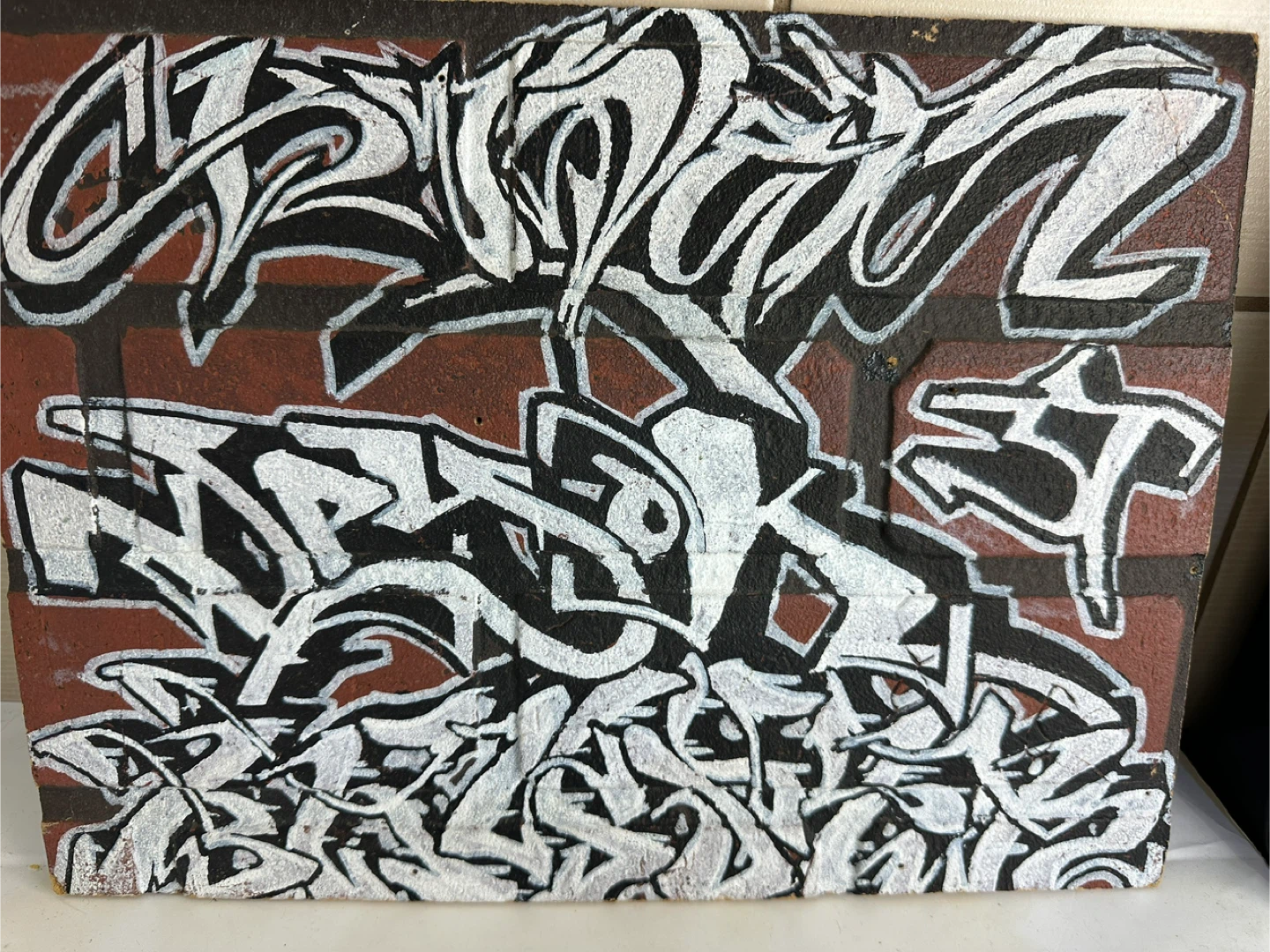 Graffiti Art Brick Painting Calgary Artists - photo 3