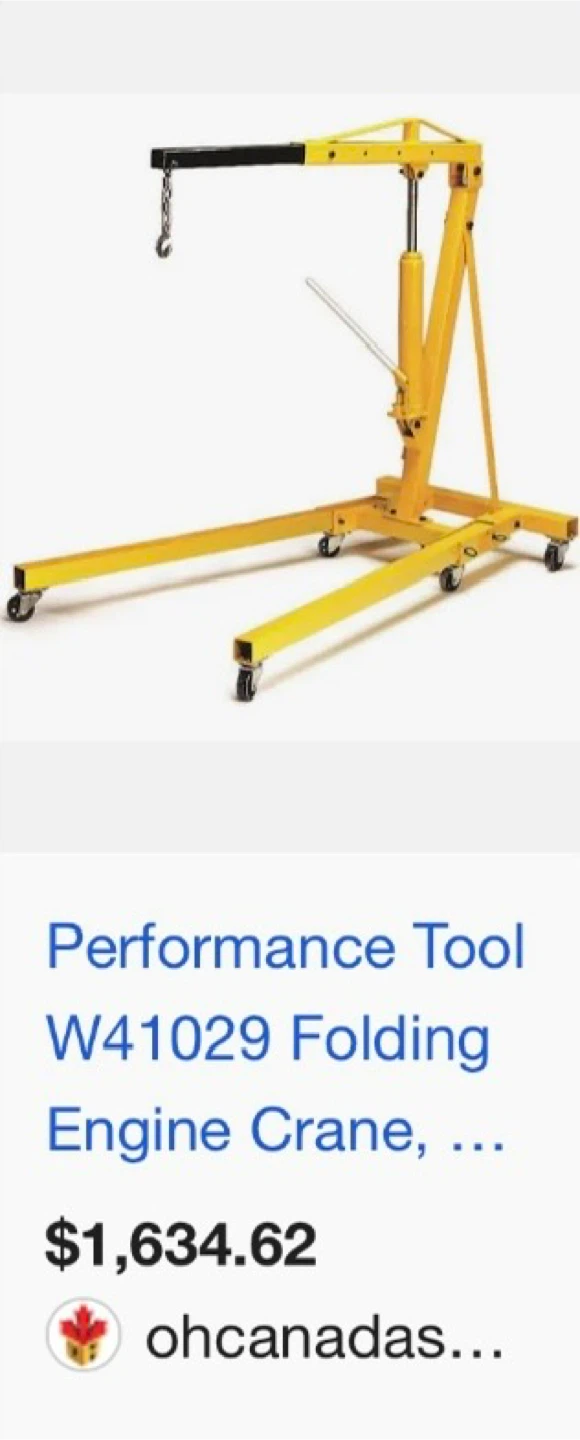 “Performance Tool” 2 Ton Folding Engine Crane - photo 5