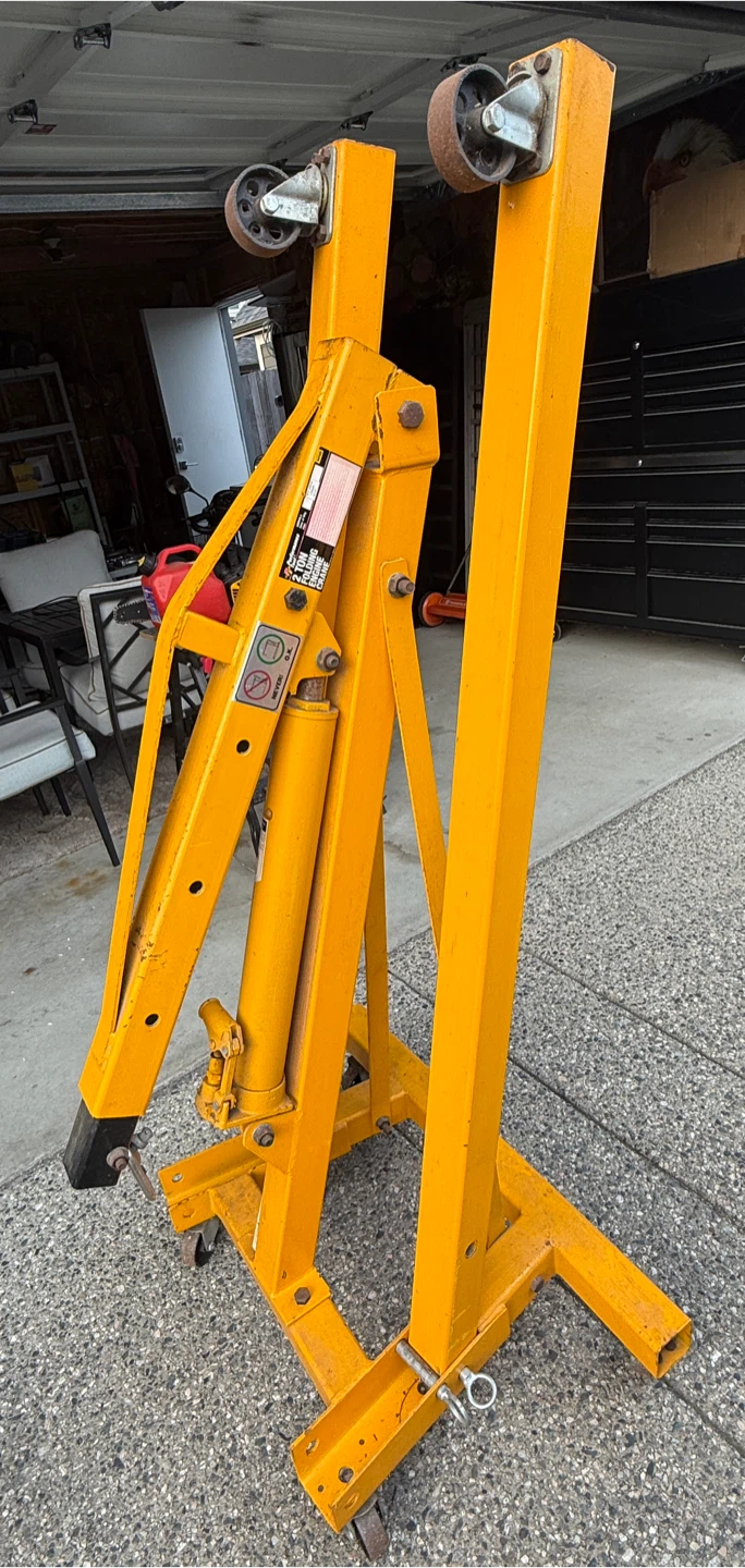“Performance Tool” 2 Ton Folding Engine Crane - photo 3