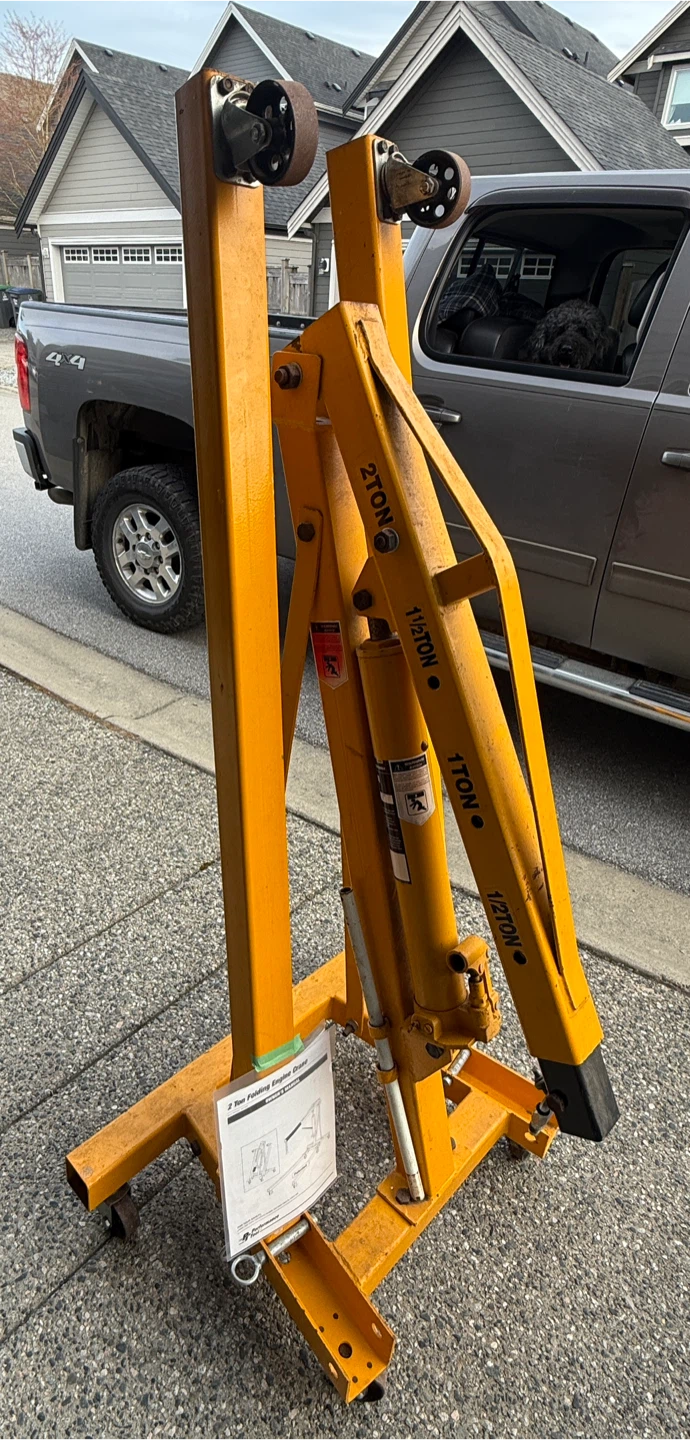 “Performance Tool” 2 Ton Folding Engine Crane - photo 2
