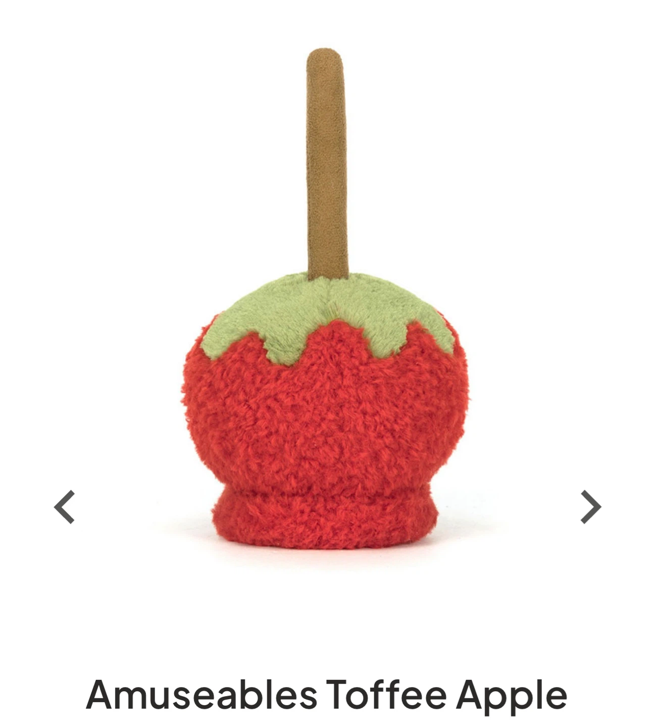 Jellycat Amuseables Toffee Apple Plush - photo 5