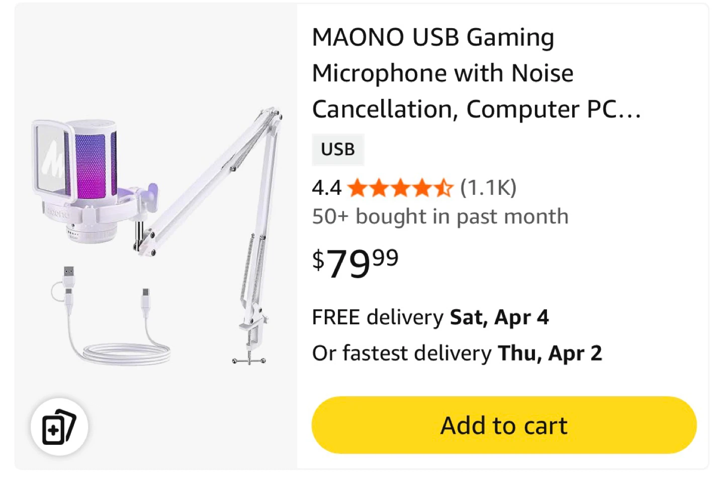 MAONO Gaming Mic