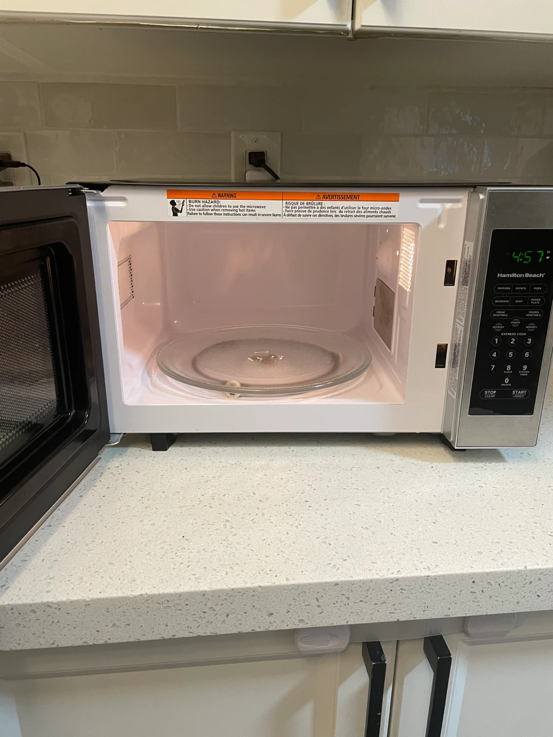 Hamilton Beach 0.7 cu.ft. Stainless Steel Microwave