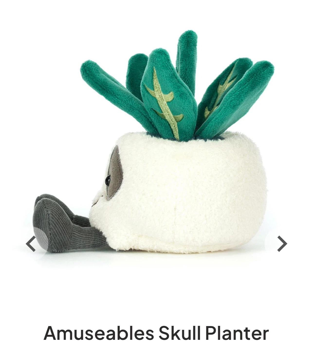Jellycat Amuseables Skull Planter - photo 4