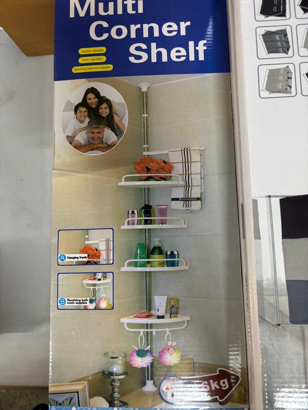 Brand new Multi Corner Shelf - Bathroom Storage
