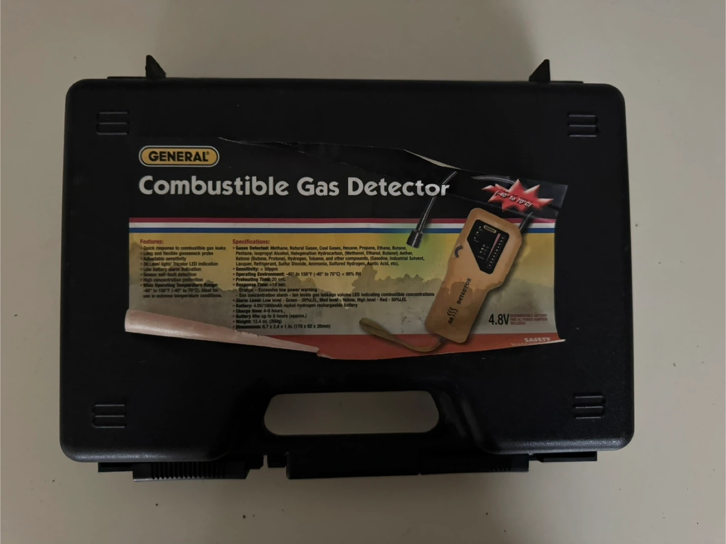 General Tools NGD268 Combustible Gas Detector - photo 5