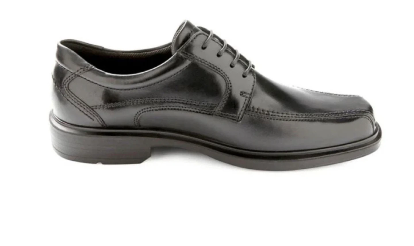 Ecco Helsinki Men's Black Leather Dress Shoes