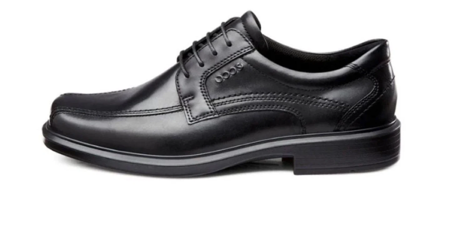 Ecco Helsinki Men's Black Leather Dress Shoes - photo 4