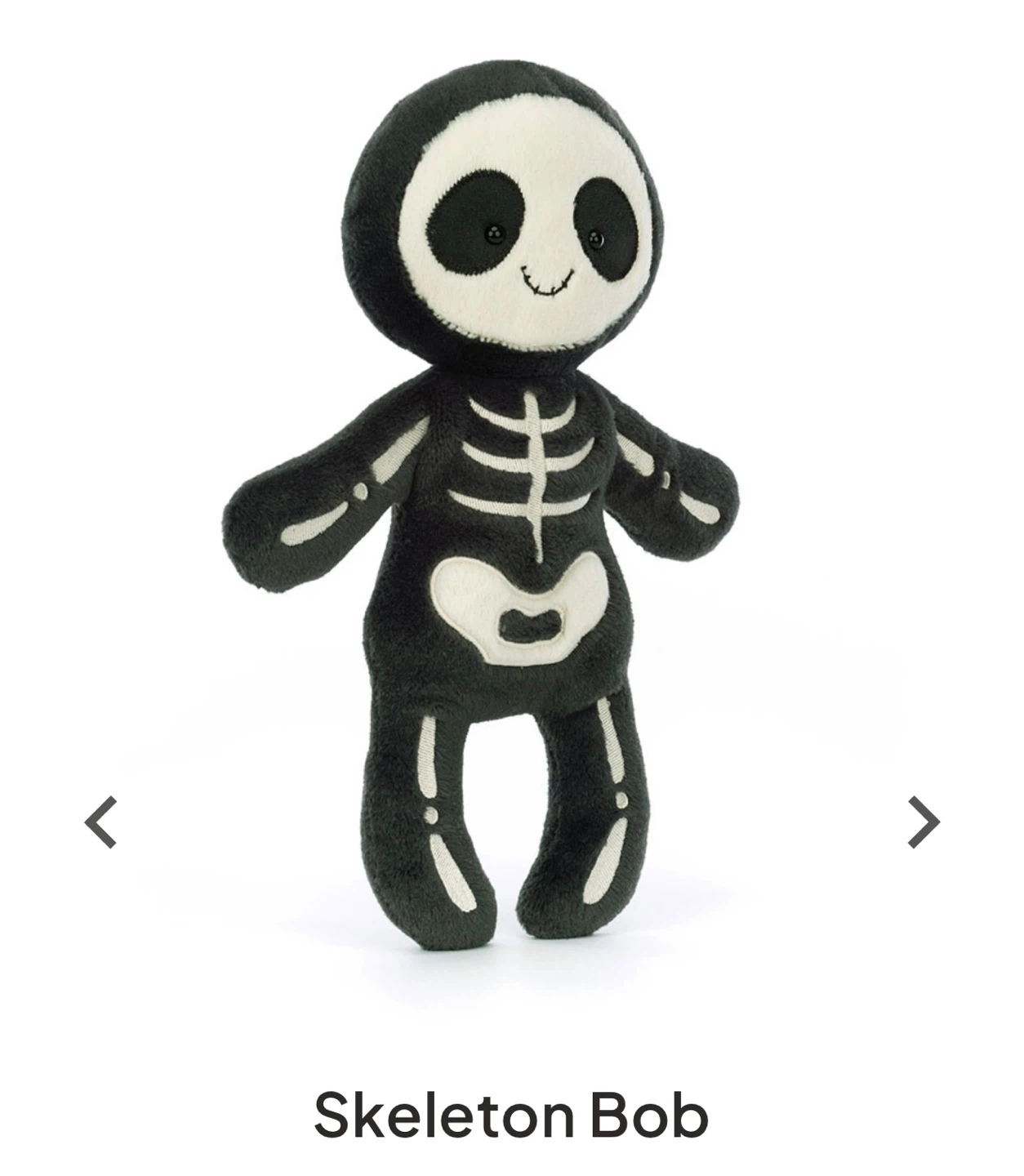 Jellycat Skeleton Bob Plush Toy - photo 2