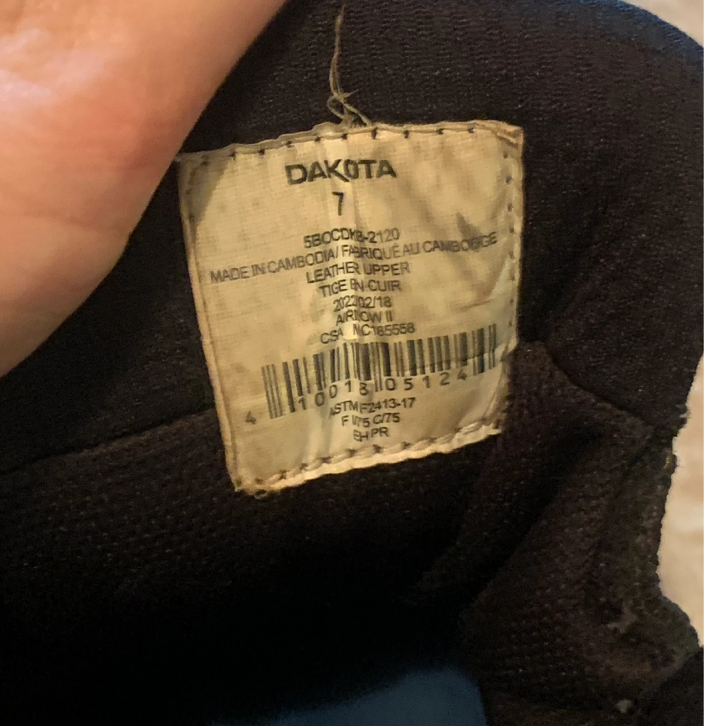Dakota Work Boots Size 7 - photo 3