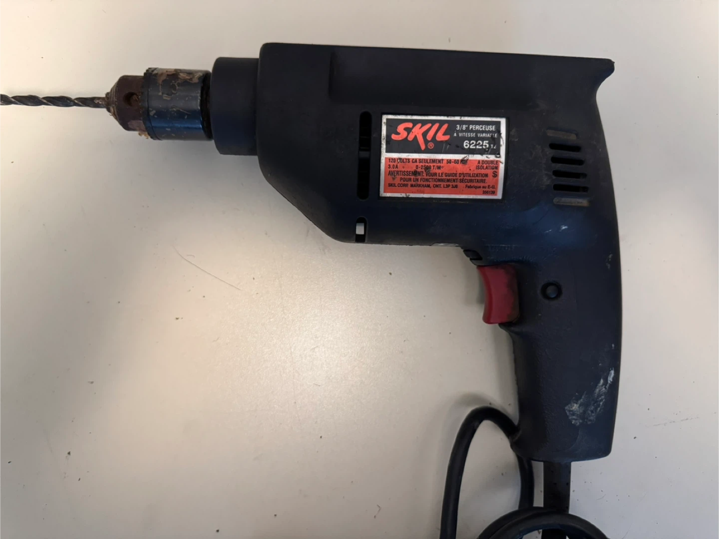 SKIL 3/8" Variable Speed Drill - Model 6225 T2 - photo 4