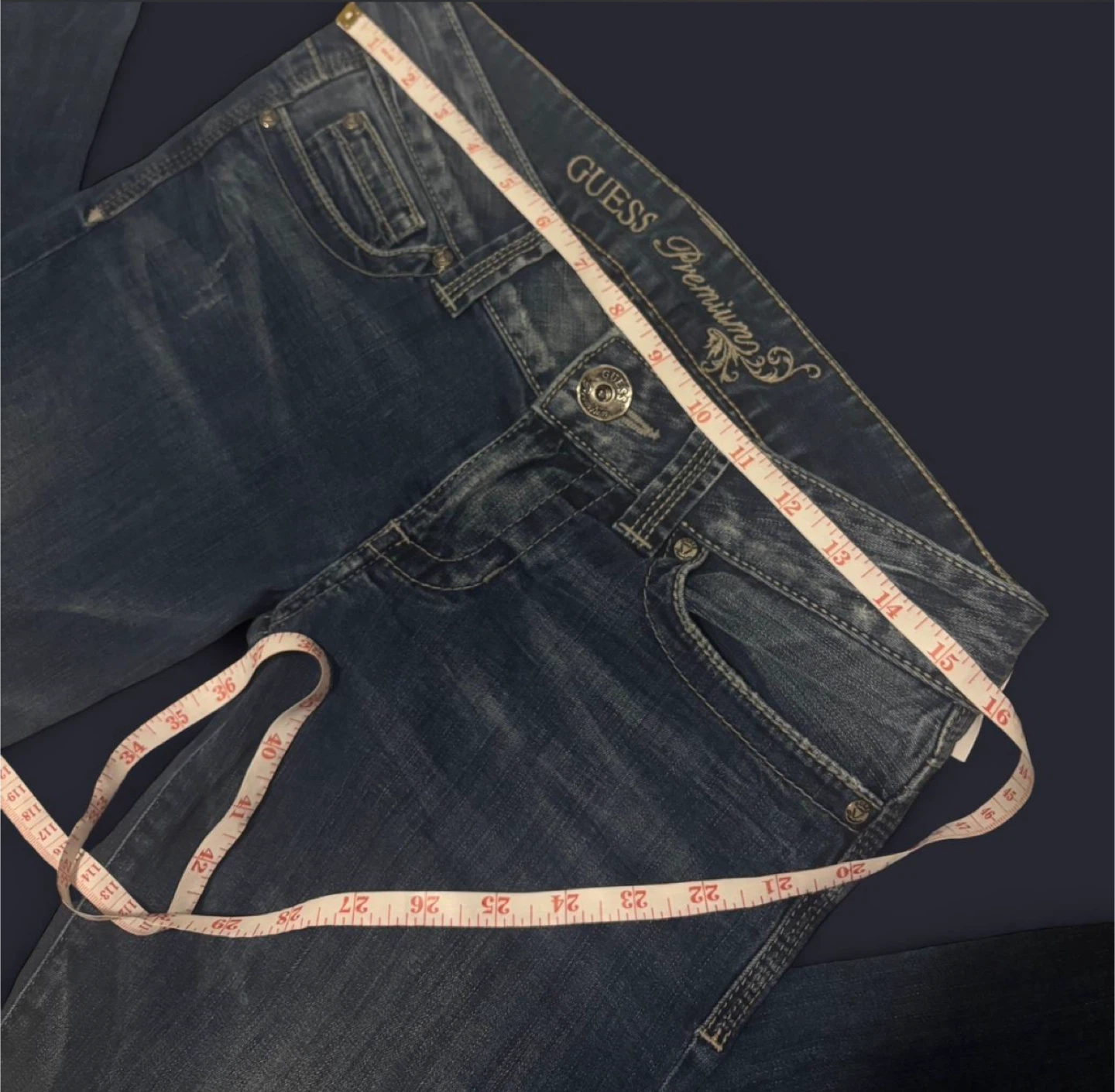 Vintage Guess dark washed  jeans