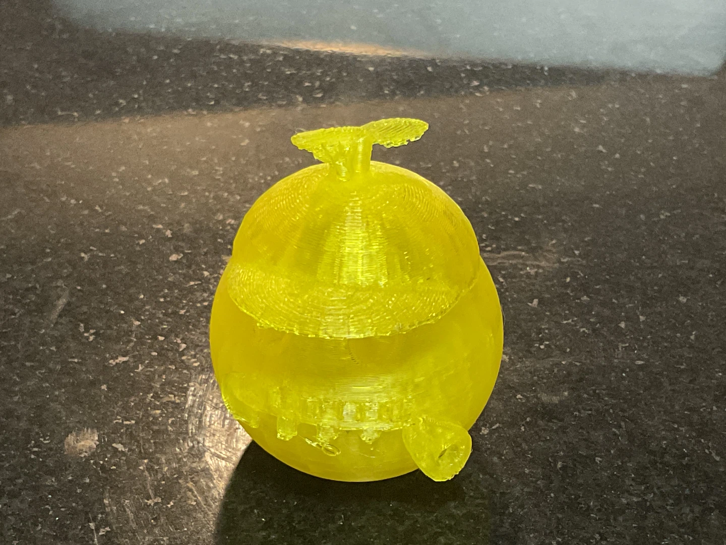 3D Printed Yellow emoji