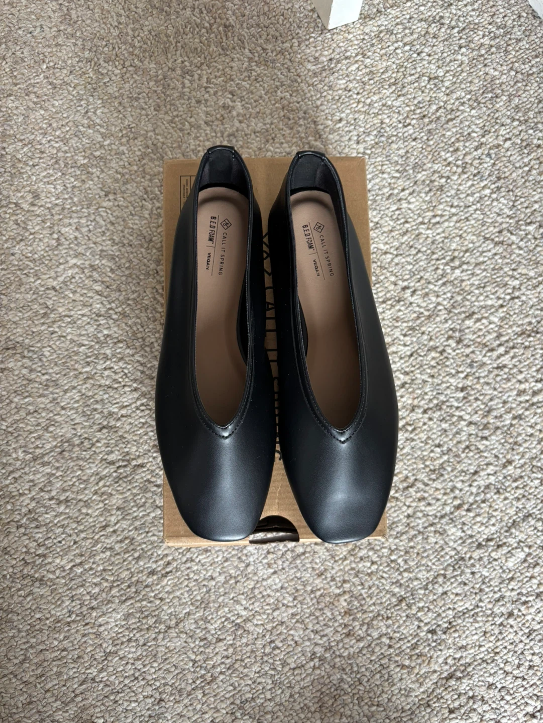 Call It Spring Black Ballet Flats