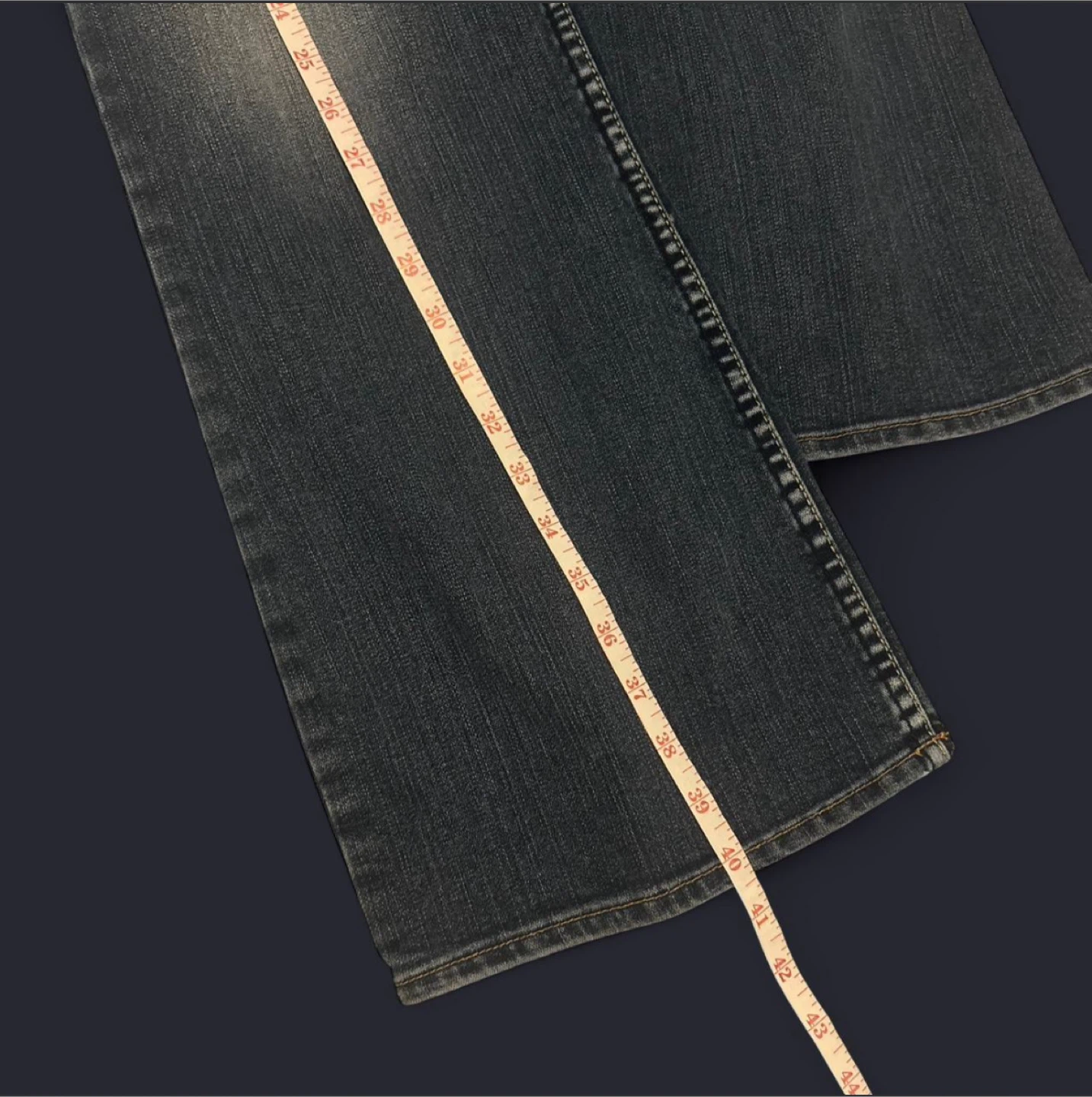 Silver co Dark wash floral embroidered low rise jeans - photo 5