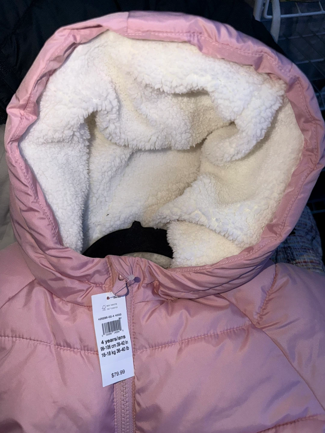 Gap Baby Cold Control Max Puffer Jacket Pink Size 4 Years - photo 3