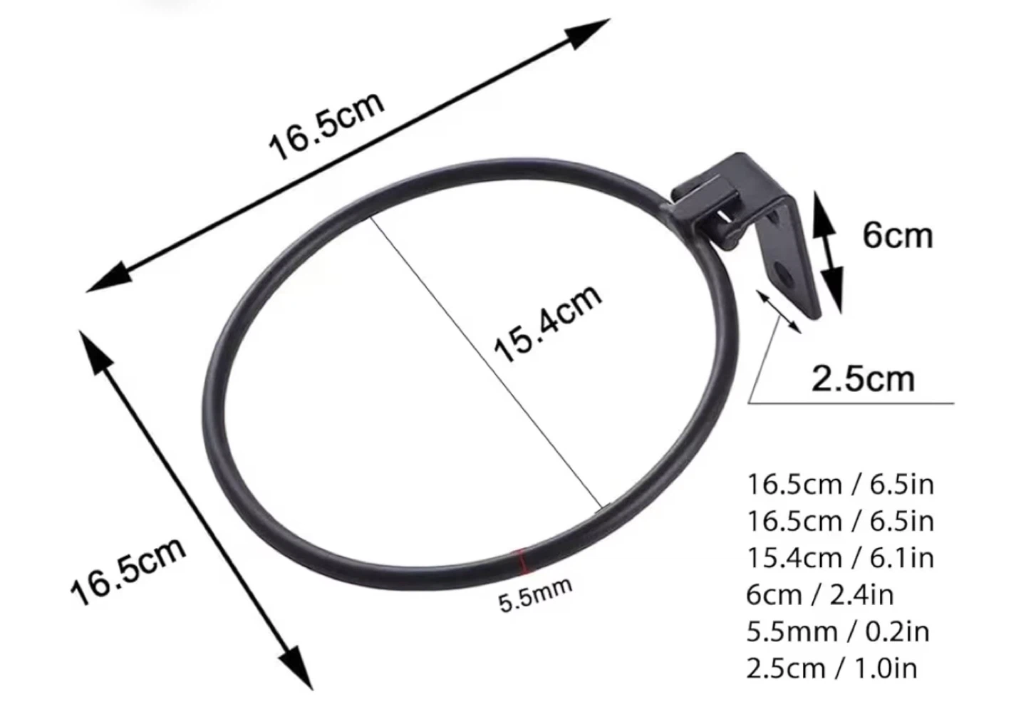 Wall Mounted Plant Pot Holder Ring - photo 3