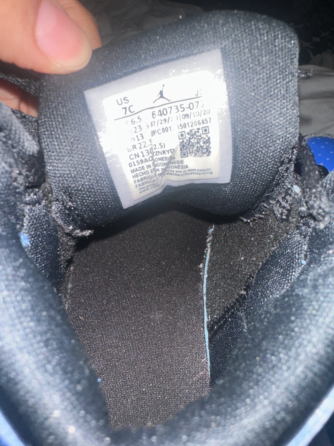 Air Jordan 1 Toddler Royal Blue - photo 4