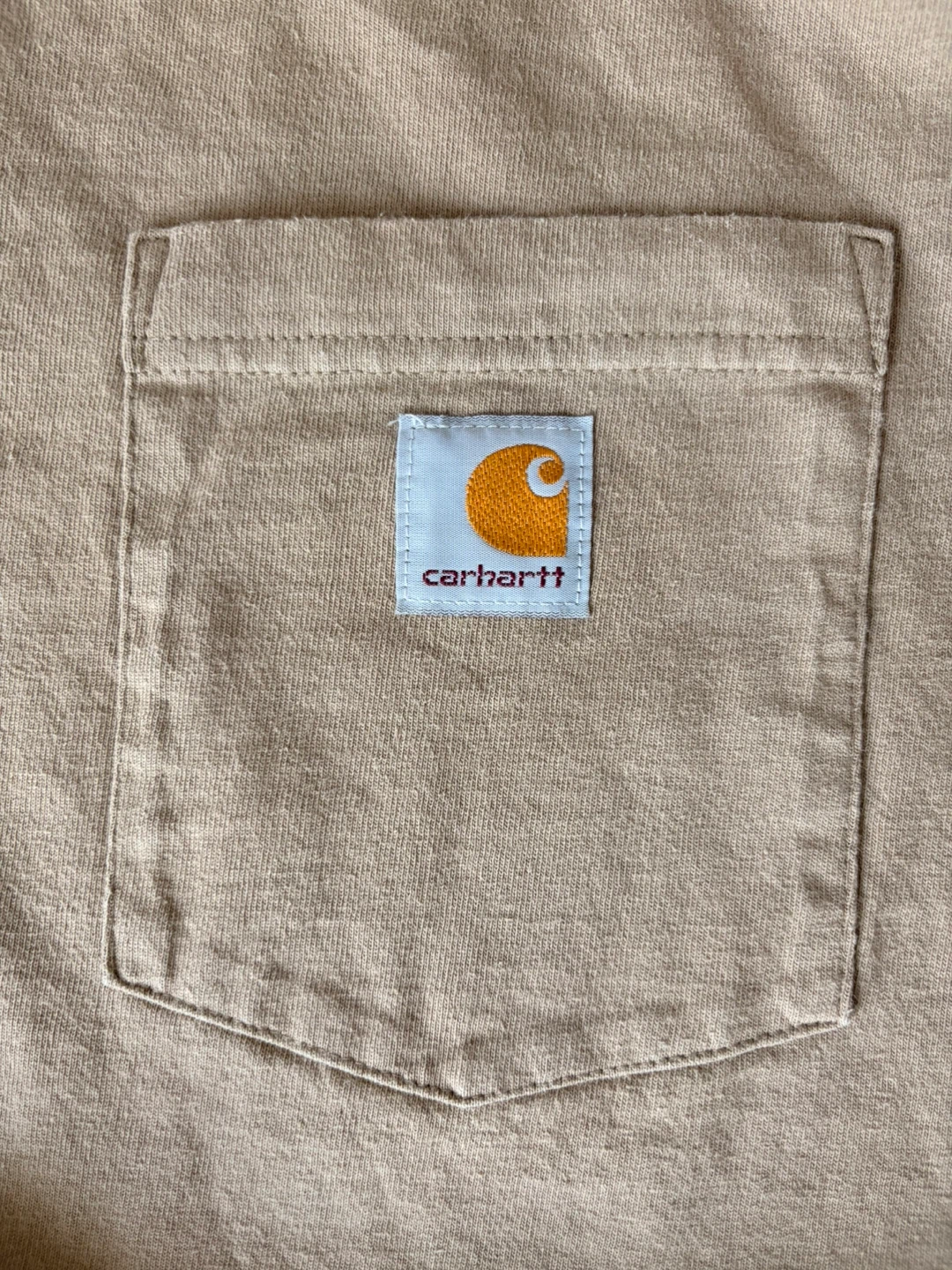 Carhartt Light Brown Loose Fit T-Shirt - Size S - photo 3