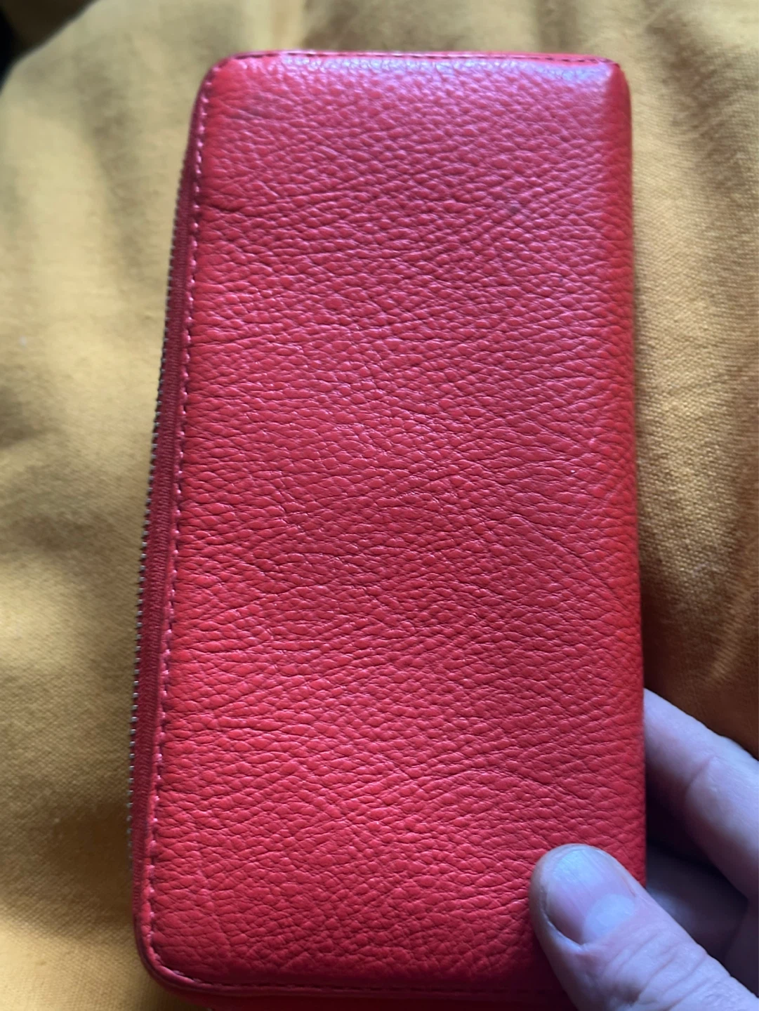 Michael Kors Orange Leather Wallet - photo 4