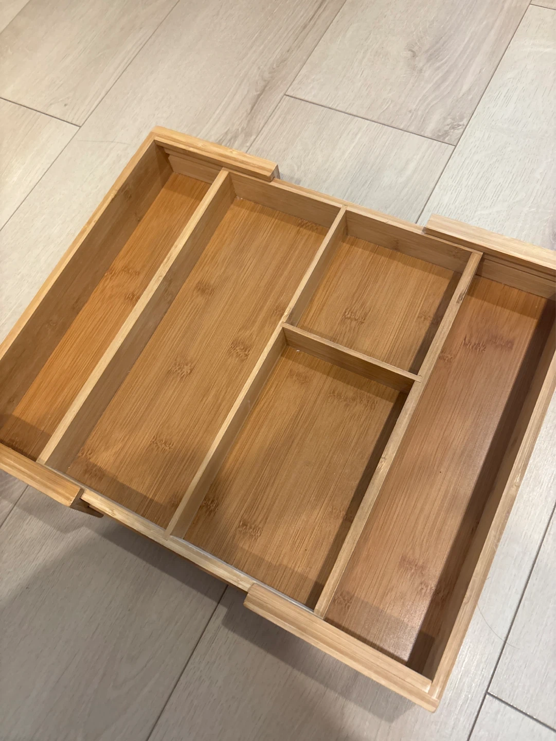 Bamboo Drawer Organizer Tray - photo 2