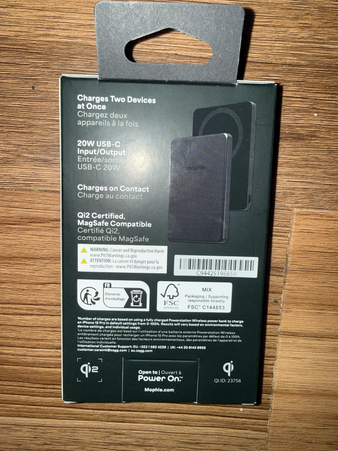 Mophie Powerstation Wireless Slim Magnetic Power Bank 5000mAh - photo 2