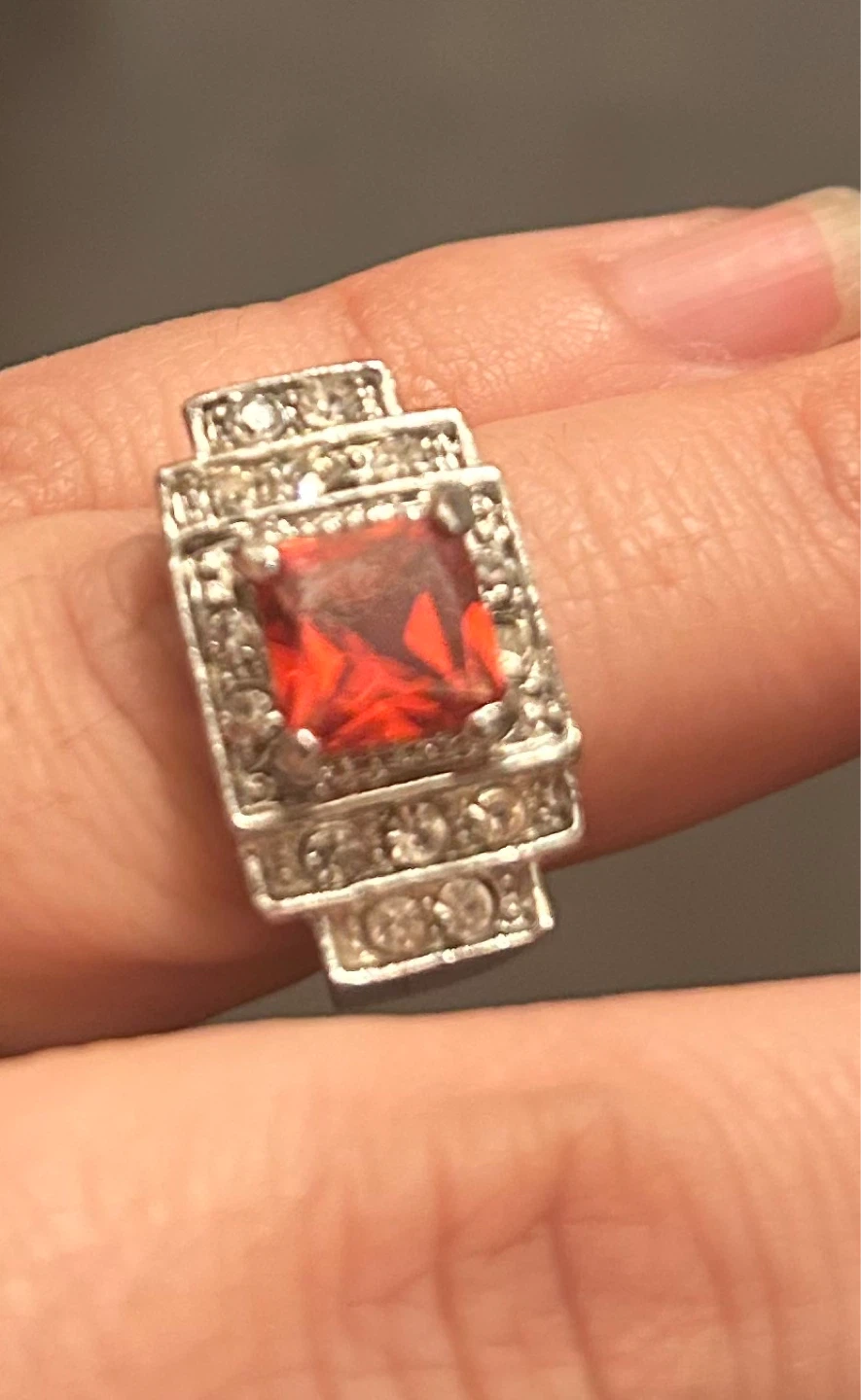Red Stone Ring - photo 2