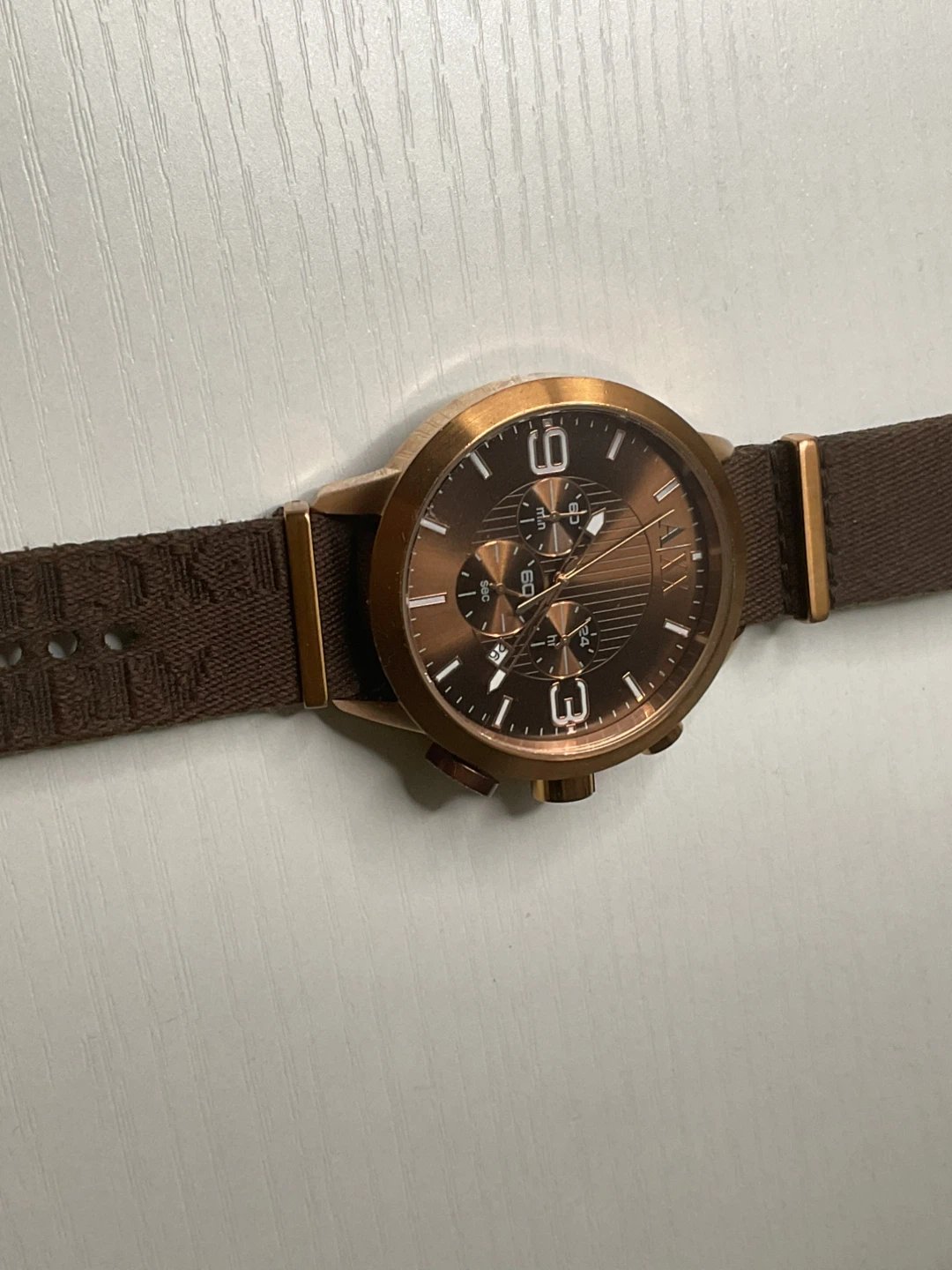 Armani Exchange Chronograph Watch - Rose Gold Tone - photo 3