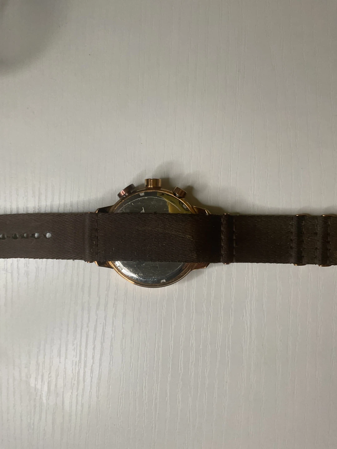 Armani Exchange Chronograph Watch - Rose Gold Tone