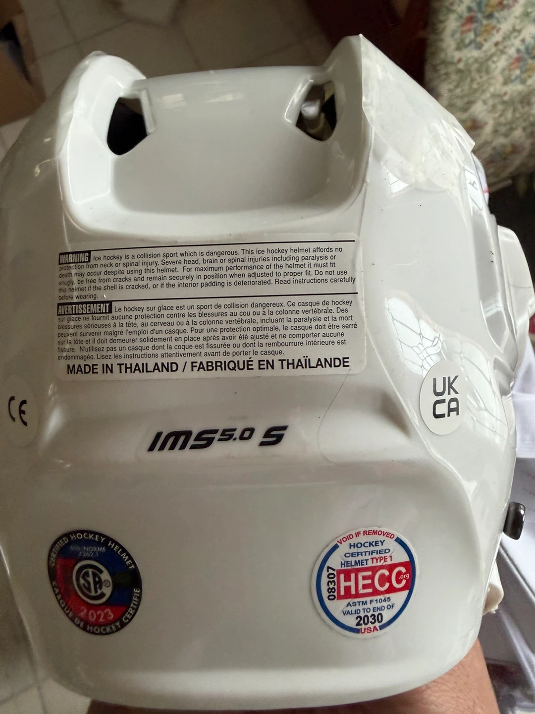 Bauer Hockey Helmet & Cage Combo with Jackson skate - photo 4
