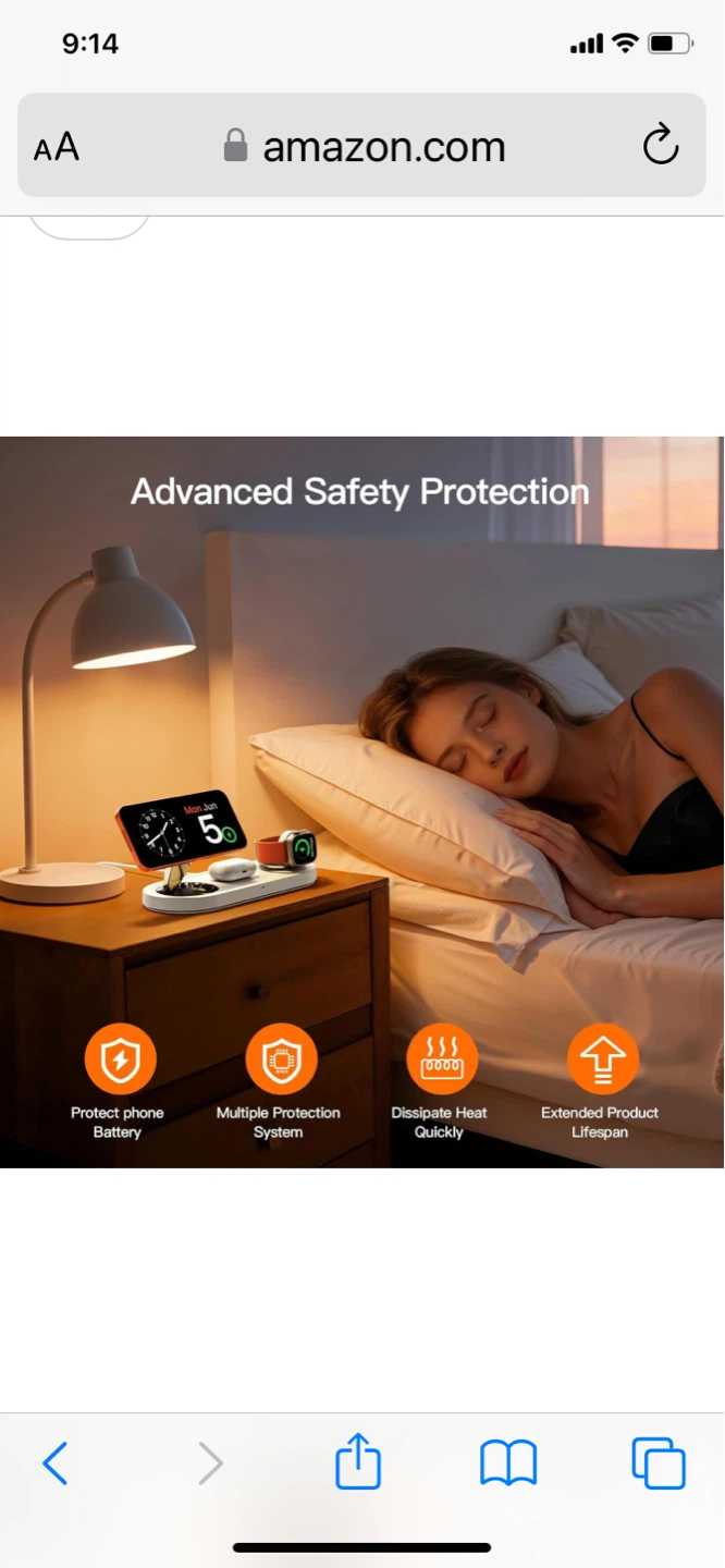 3-in-1 Wireless Charging for Apple Watch, iPhone, AirPods - photo 5