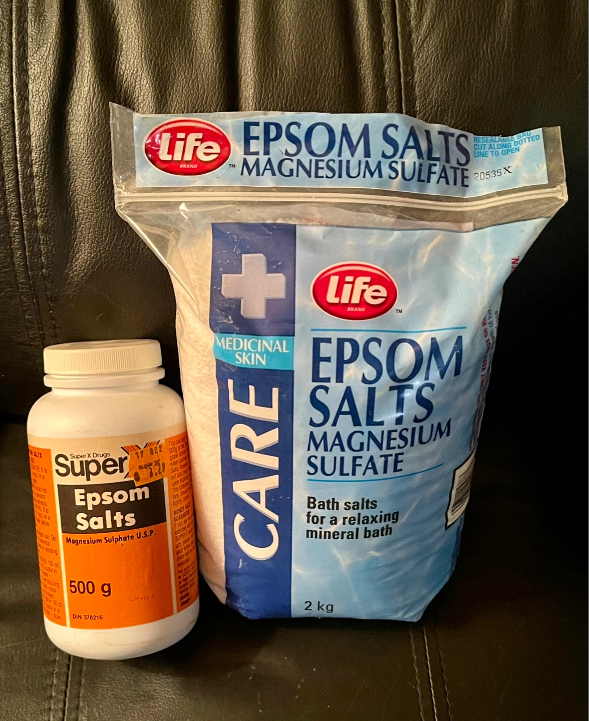 Life Brand and Super X Epsom Salts