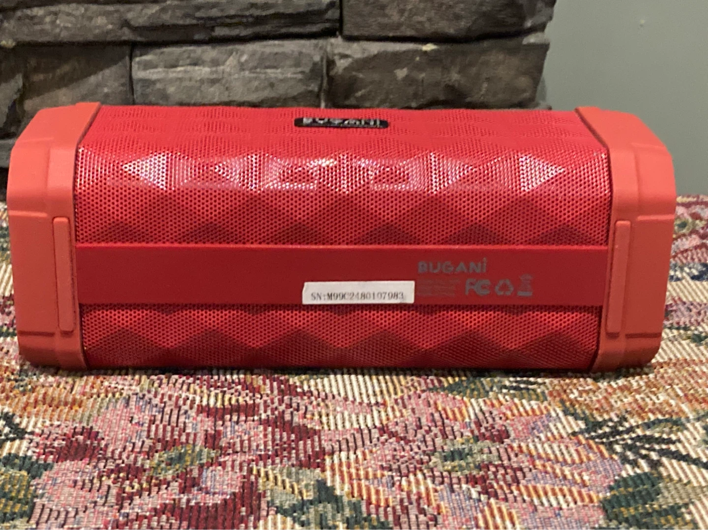 BUGANI Portable Bluetooth Speaker - Red - photo 3