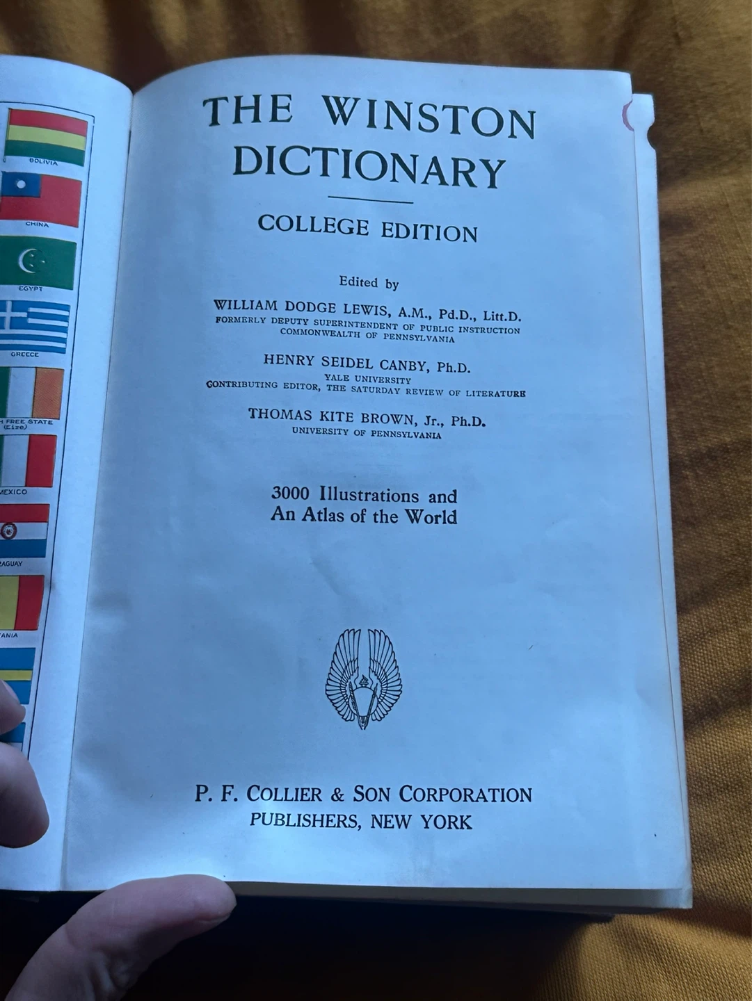 1946 The Winston Dictionary College Edition Hardcover - photo 5