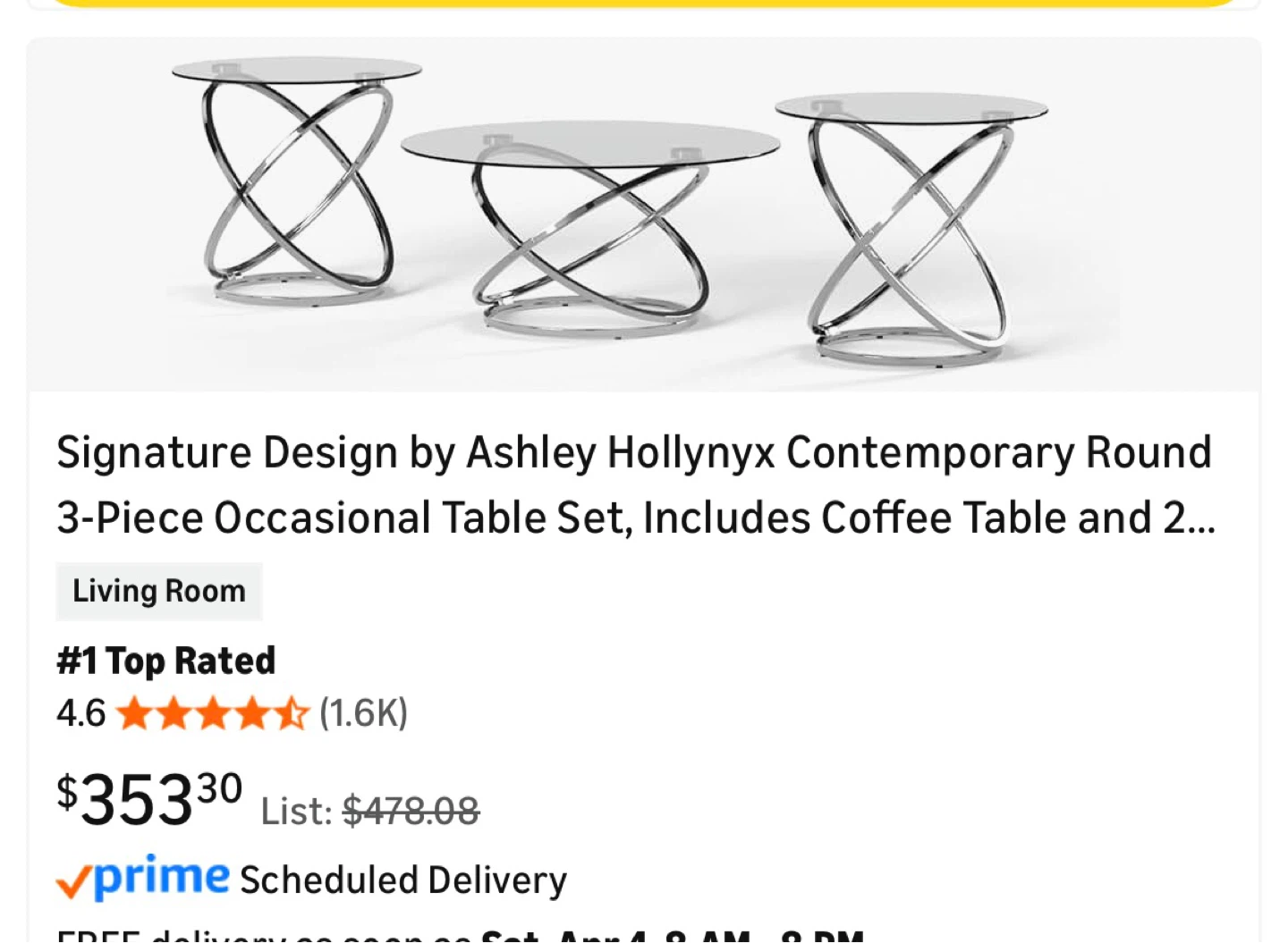 Signature Design by Ashley Hollynyx 3-Piece Occasional Table Set