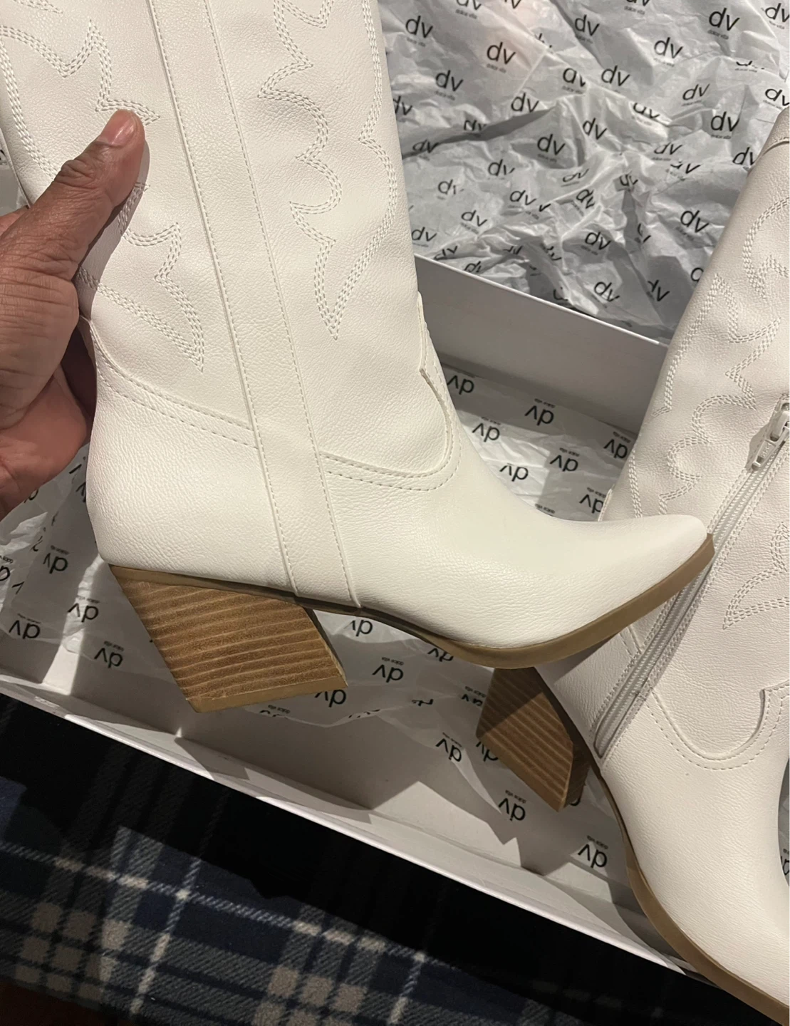 Dolce Vita Kindred Off White Boots 8.5 - photo 5