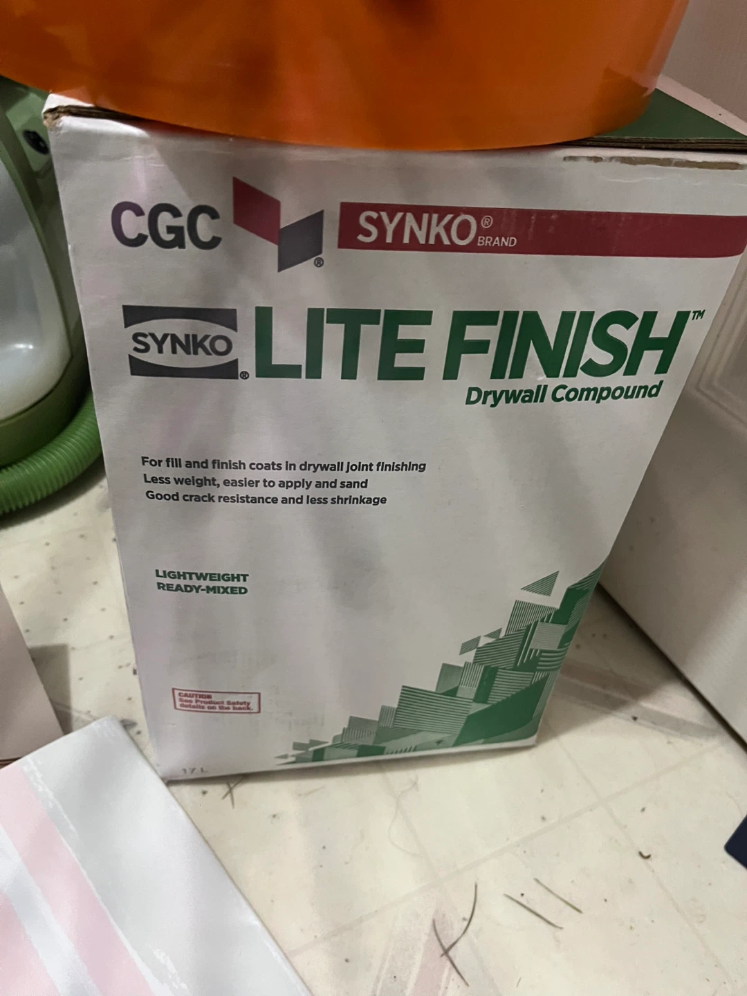 New CGC Synko Lite Finish Drywall Compound