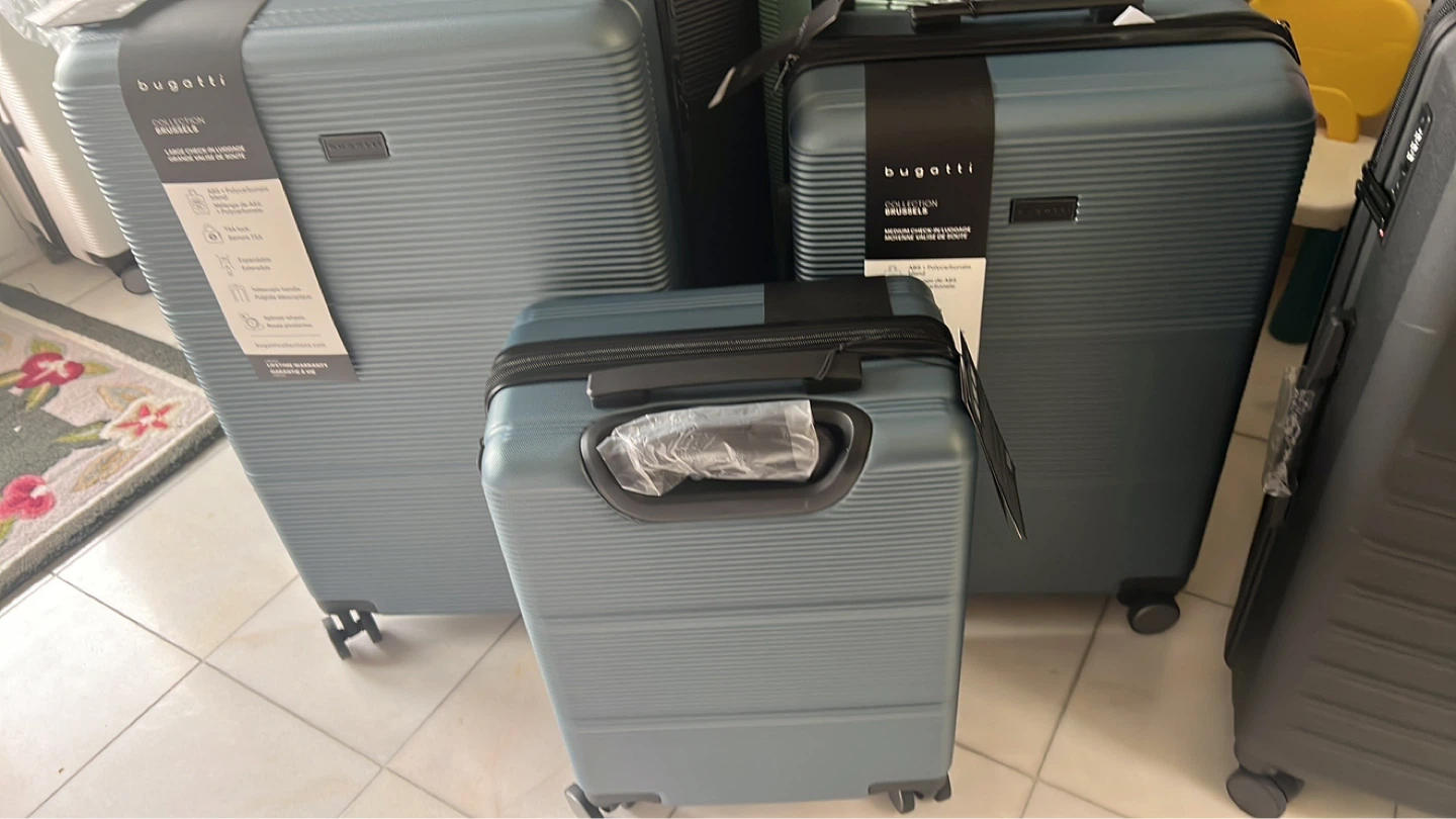 Bugatti Brussels set carry on med and Check-in Luggage - Blue - photo 2