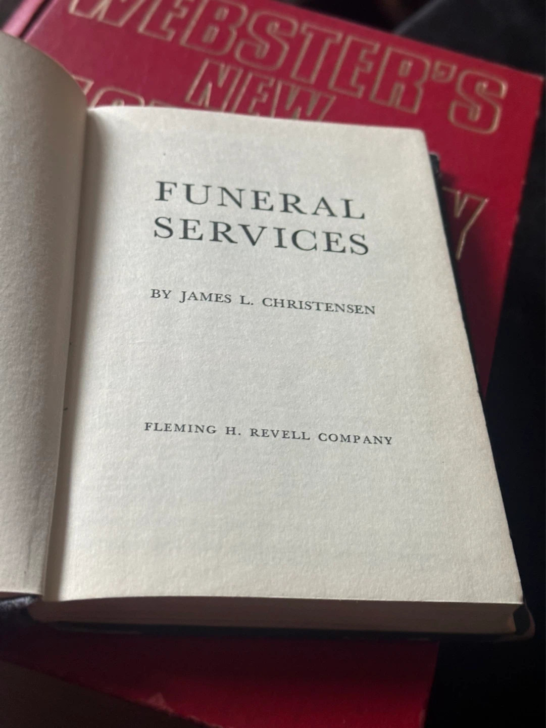 Vintage Funeral Services book by James L. Christensen - photo 2
