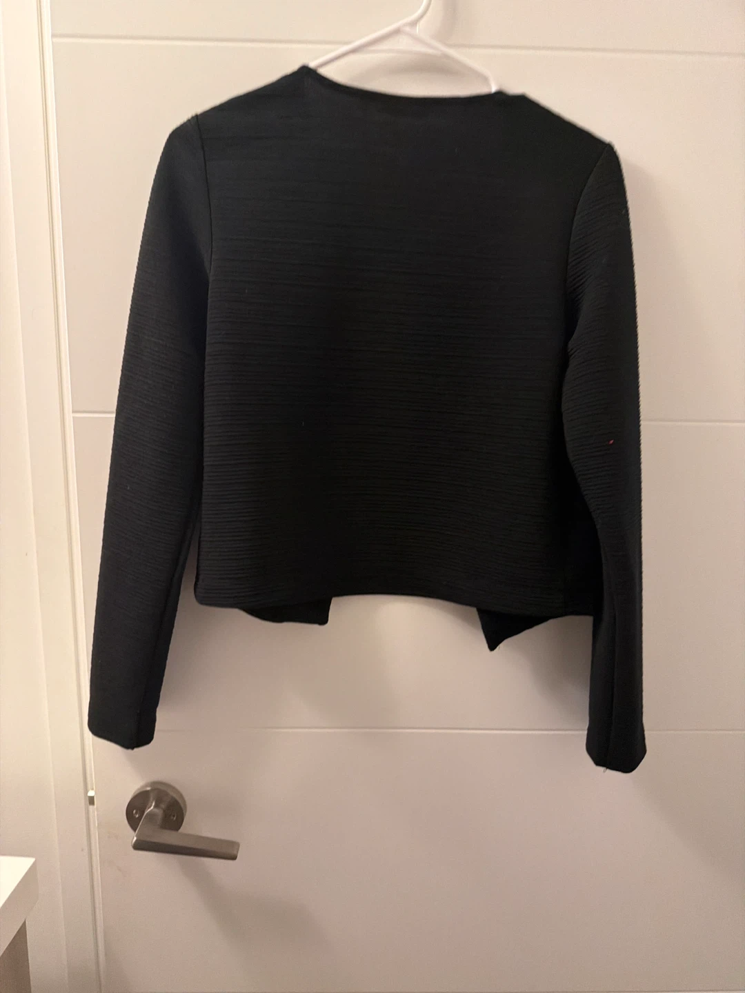 ONLY Black Textured Cropped Cardigan - Size S - photo 3