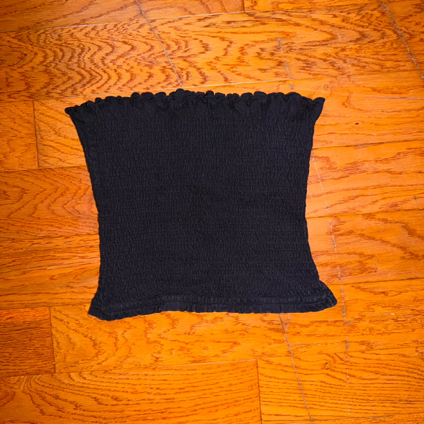 Smock Tube Top Black - photo 2