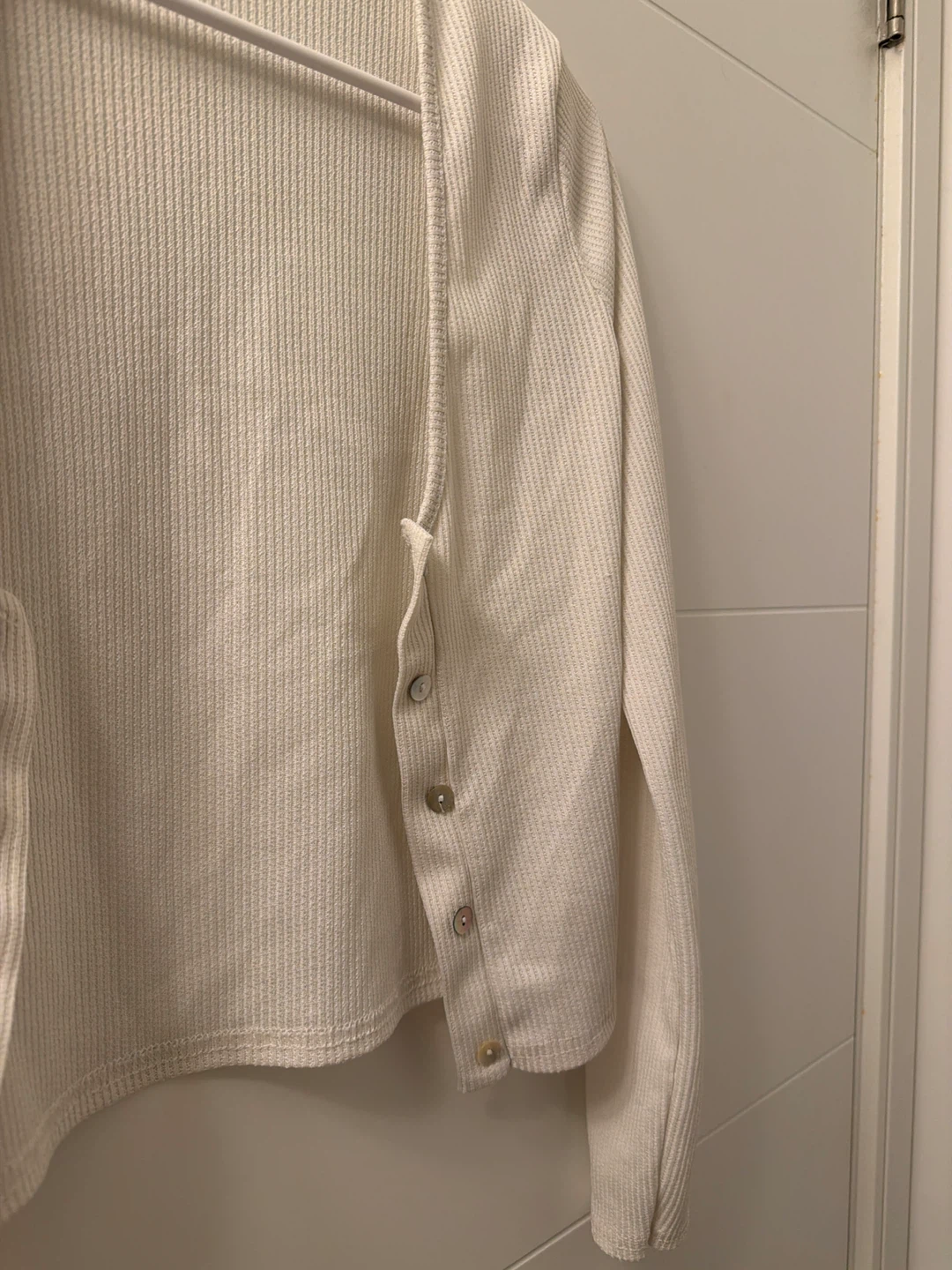 Missguided cream ribbed cardigan - photo 3