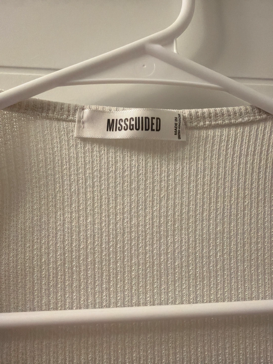 Missguided cream ribbed cardigan - photo 2