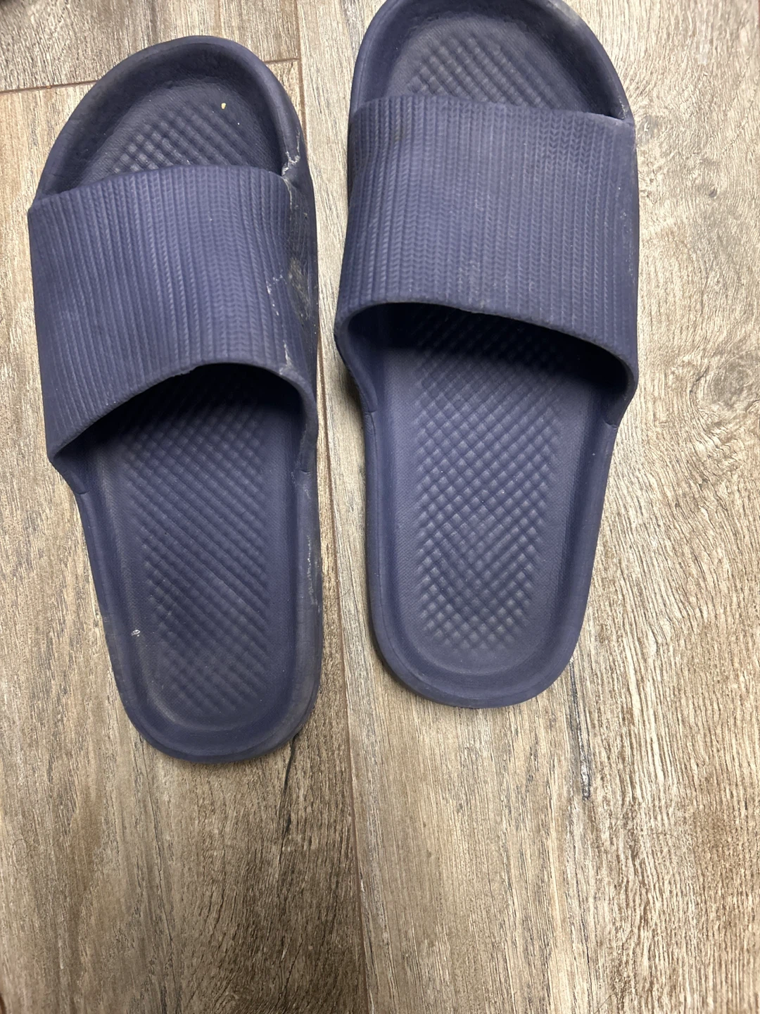 Navy Blue Slide Sandals